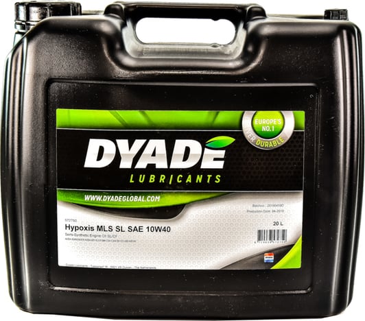 Моторное масло DYADE Hypoxis MLS SL 10W-40 20 л на Cadillac BLS