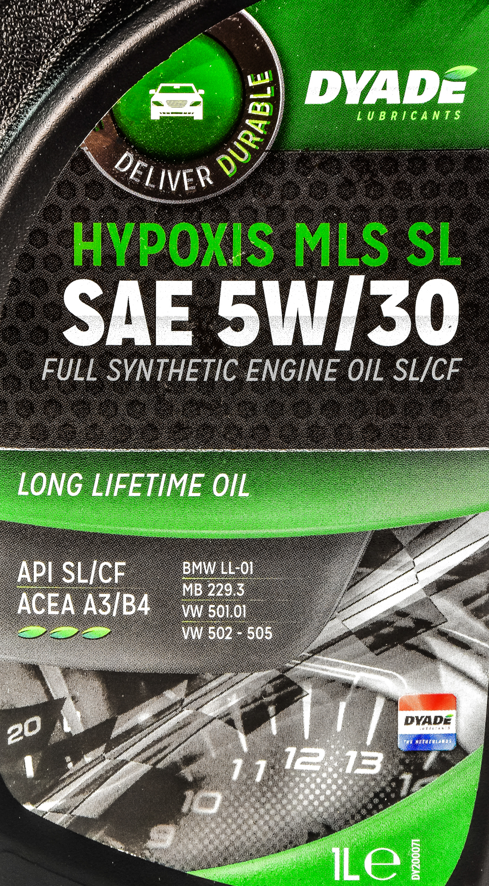 Моторна олива DYADE Hypoxis MLS SL 5W-30 1 л на Hyundai ix35