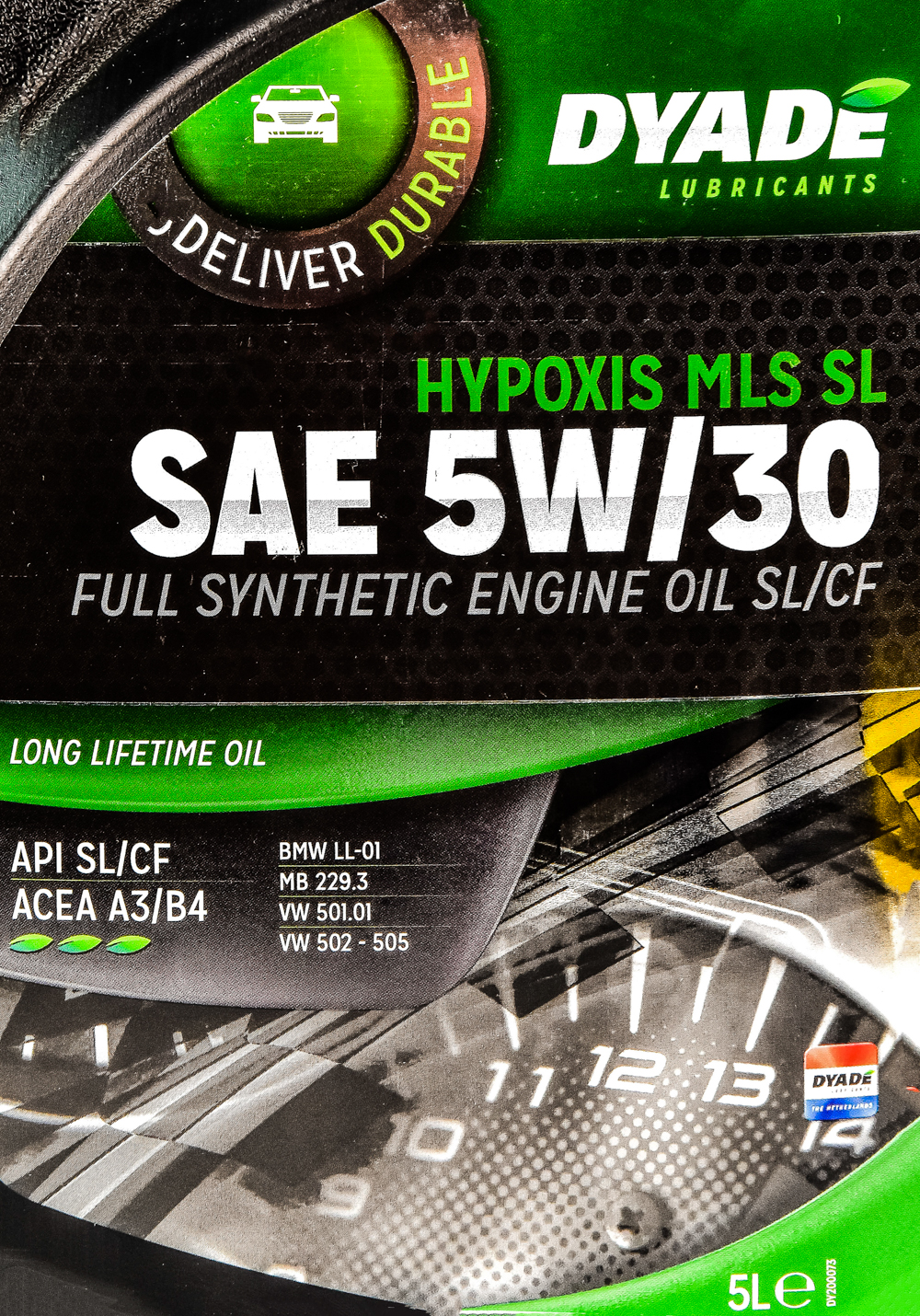 Моторное масло DYADE Hypoxis MLS SL 5W-30 5 л на Nissan Primera