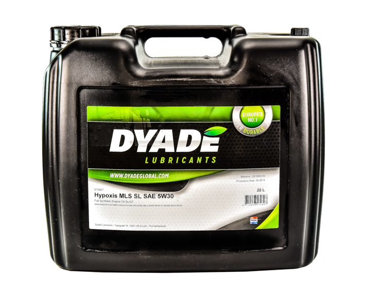 Моторное масло DYADE Hypoxis MLS SL 5W-30 20 л на Fiat Cinquecento