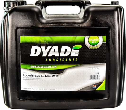 Моторное масло DYADE Hypoxis MLS SL 5W-30 20 л на Opel Tigra