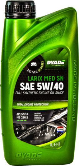 Моторна олива DYADE Larix MED SN 5W-40 1 л на Ford EcoSport