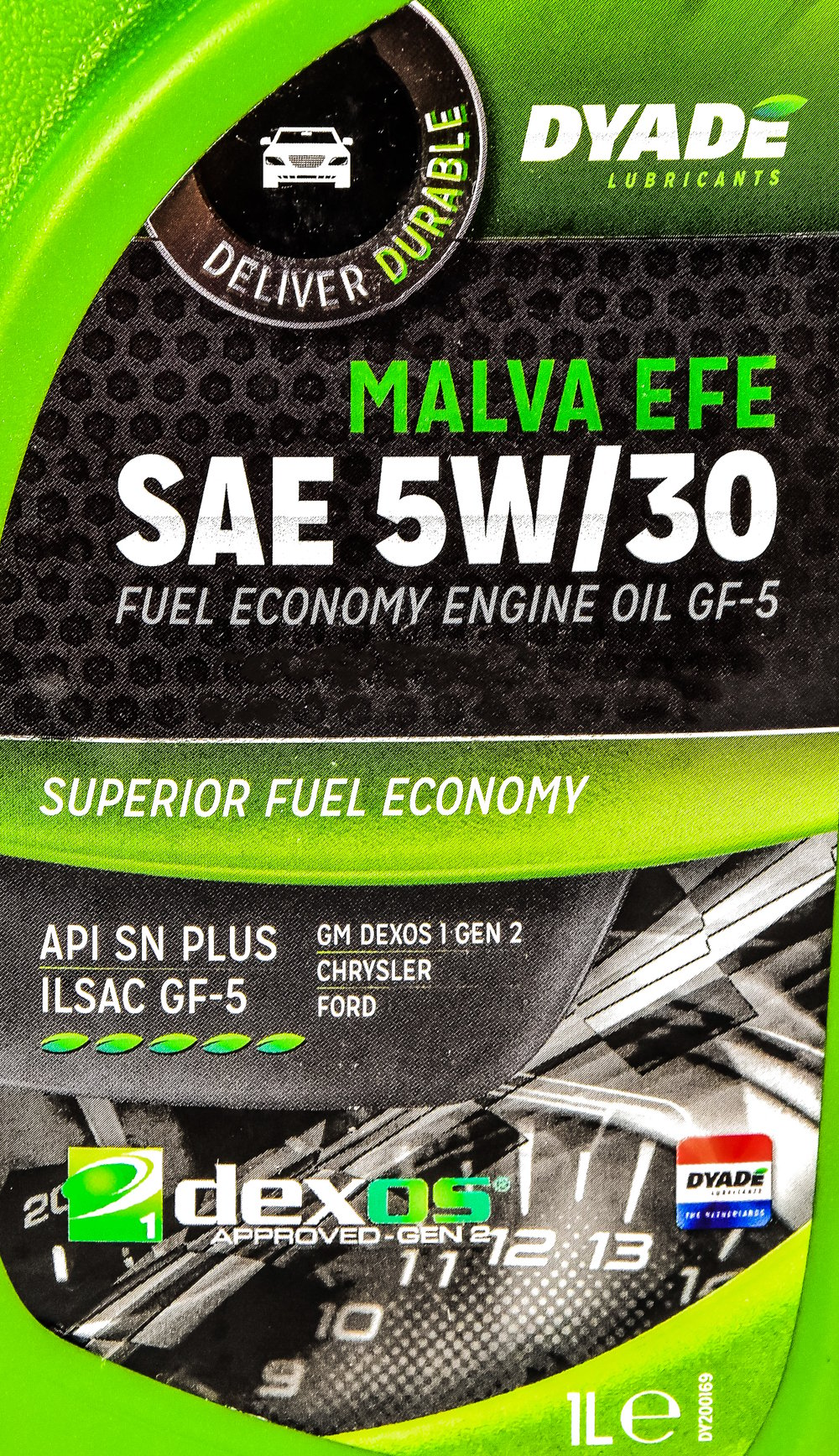 Моторна олива DYADE Malva EFE 5W-30 1 л на Citroen C6
