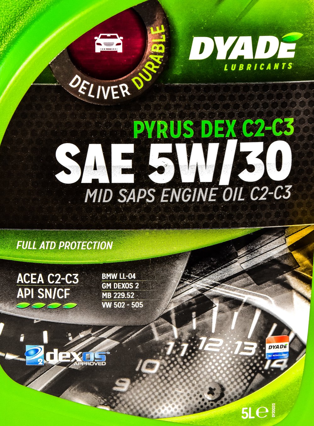 Моторное масло DYADE Pyrus DEX C2-C3 5W-30 5 л на Mercedes GLK-Class