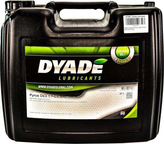 Моторное масло DYADE Pyrus DEX C2-C3 5W-30 20 л на Volkswagen Phaeton