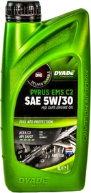 Моторна олива DYADE Pyrus EMS C2 5W-30 синтетична