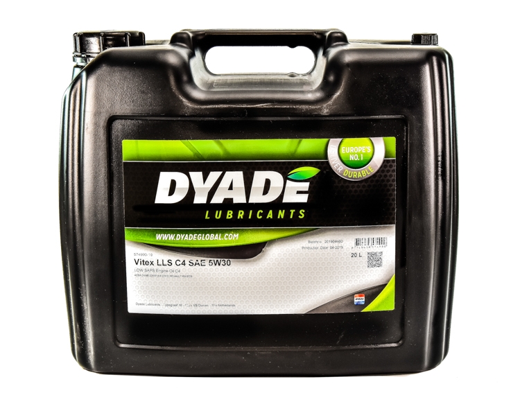 Моторное масло DYADE Vitex LLS C4 5W-30 20 л на Toyota Hiace