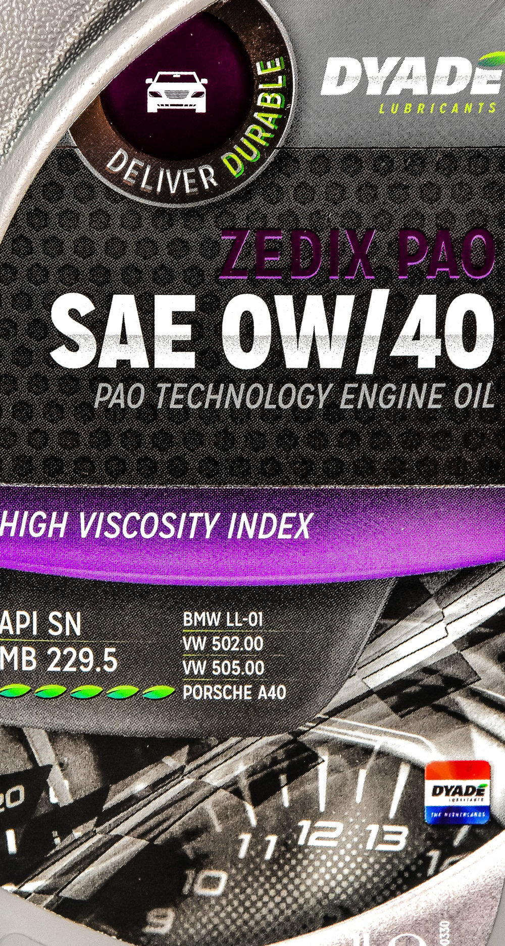 Моторное масло DYADE Zedix PAO 0W-40 1 л на Honda Jazz