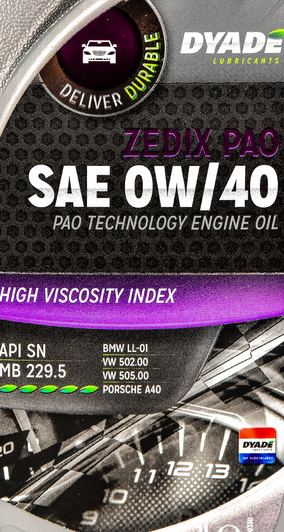 Моторное масло DYADE Zedix PAO 0W-40 1 л на Volvo 780