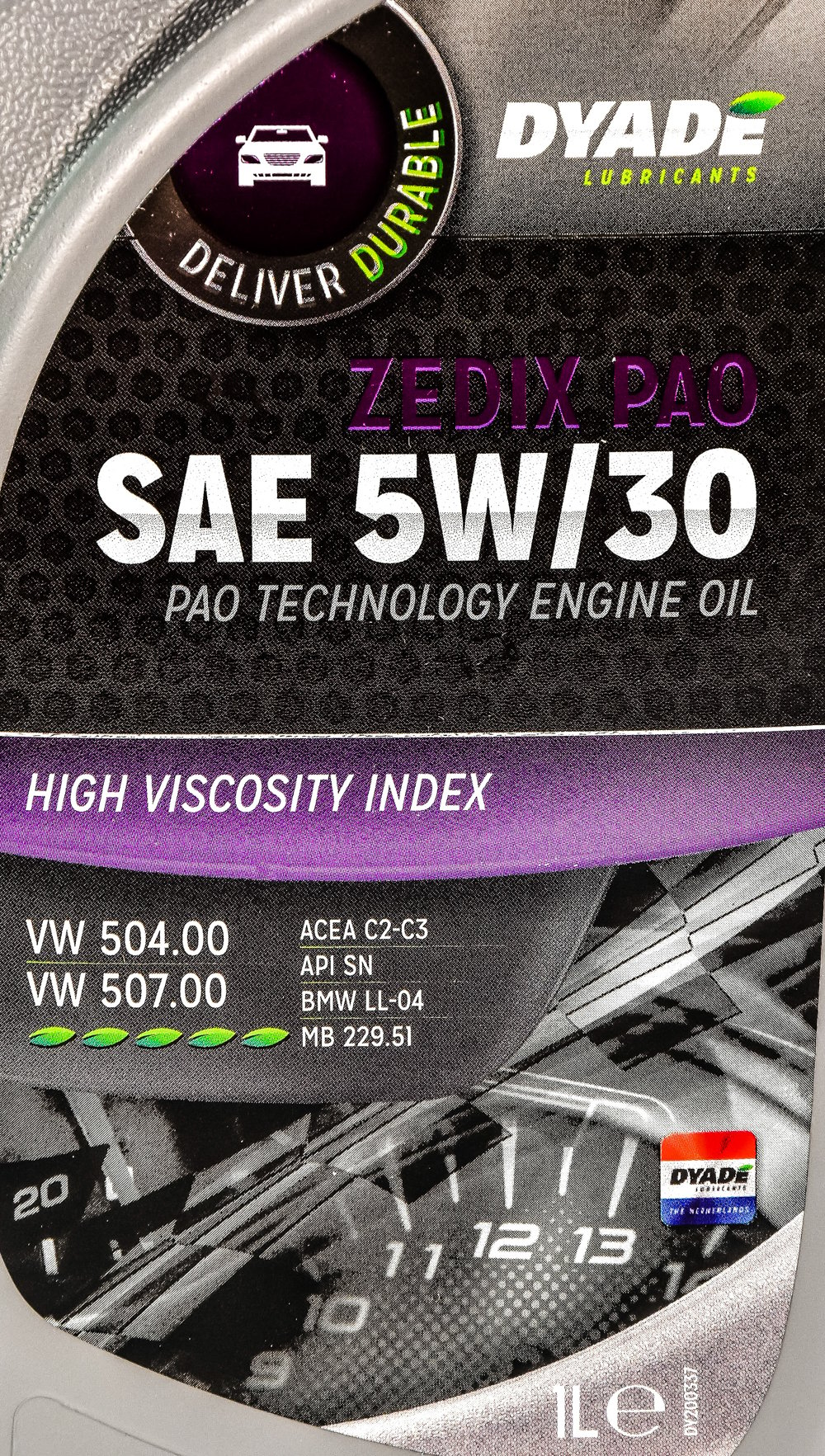 Моторное масло DYADE Zedix PAO 5W-30 1 л на Dacia Solenza