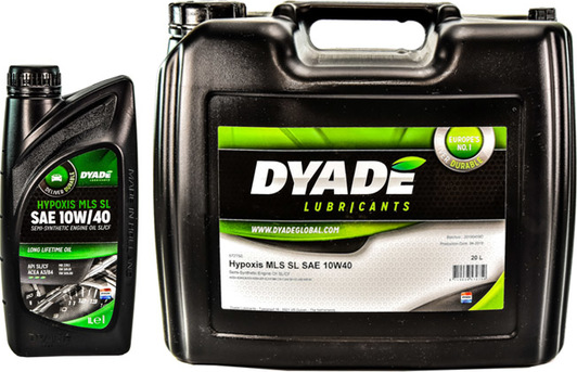 Моторное масло DYADE Hypoxis MLS SL 10W-40 на BMW X5