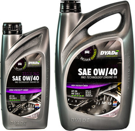 Моторное масло DYADE Zedix PAO 0W-40 синтетическое