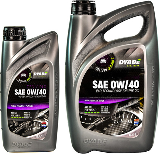 Моторное масло DYADE Zedix PAO 0W-40 на BMW 2 Series