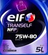 Elf Tranself NFP GL-4 75W-80 (5 л) трансмиссионное масло 5 л