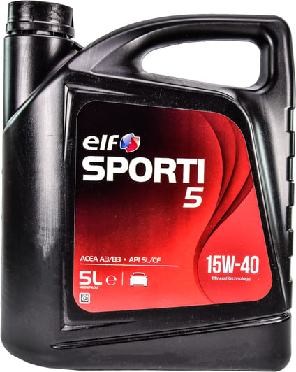 Моторное масло Elf Sporti 5 15W-40 5 л на Volkswagen CC