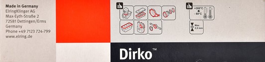 Elring Dirko черный формирователь прокладок