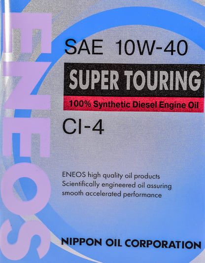 Моторное масло Eneos Super Touring CI-4 10W-40 4 л на Volvo XC60