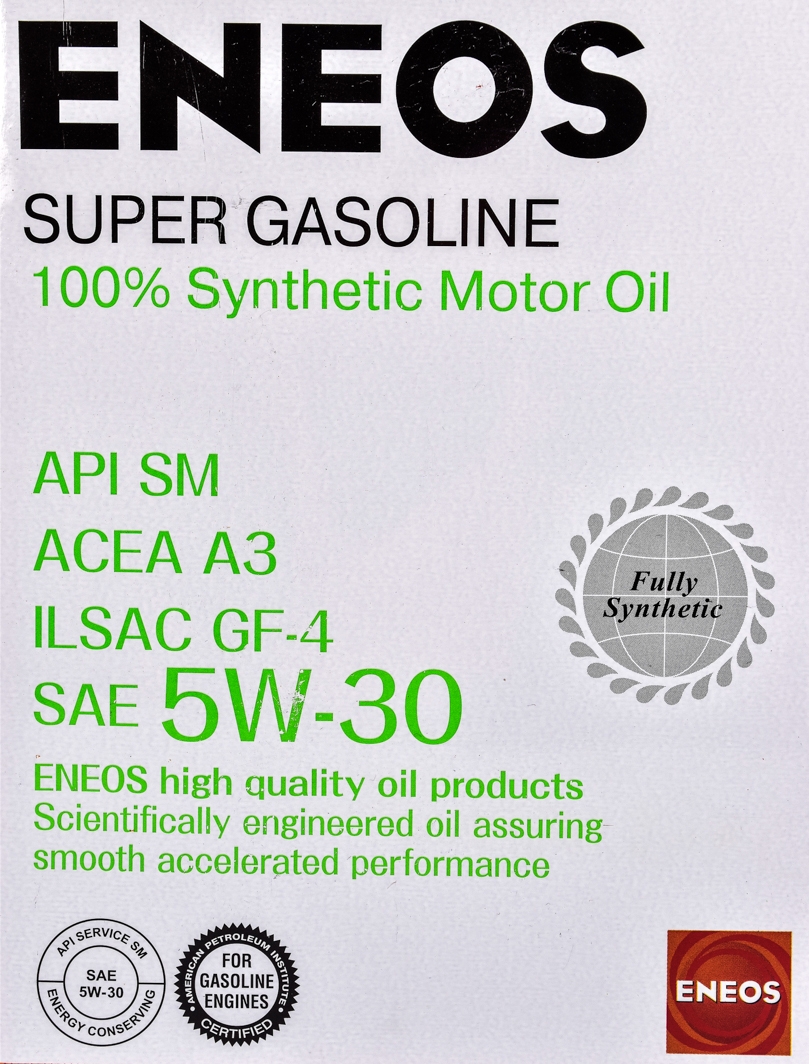 Моторное масло Eneos Super Gasoline SM 5W-30 4 л на Citroen Xsara