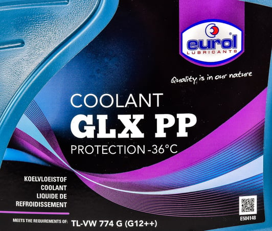 Готовий антифриз Eurol GLX PP G12++ фіалковий -36 °C 5 л