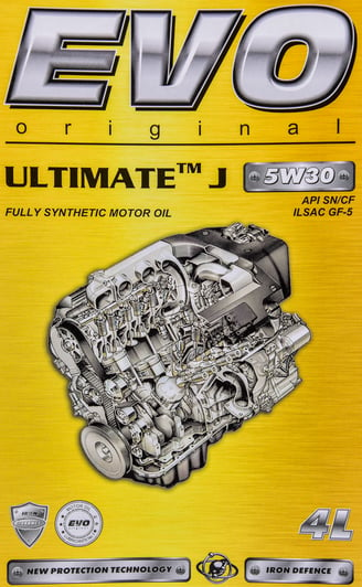 Моторна олива EVO Ultimate J 5W-30 4 л на Daihatsu Cuore