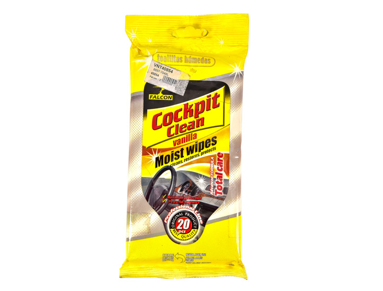 

Салфетки Falcon Cockpit Clean Vanilla 88977048l из нетканого материала 20 шт