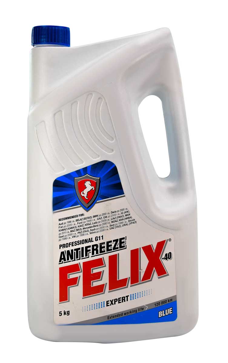 

Антифриз Felix Expert G11 синий FELIXBLUEEXPERTANTIFREEZE5KG