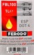 Ferodo DOT 4 ESP, 1 л (FBL100) тормозная жидкость 1 л