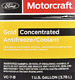 Ford Gold Concentrated Antifreeze/Coolant желтый концентрат антифриза