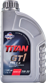 Моторное масло Fuchs Titan Gt1 Pro C4 5W-30 синтетическое