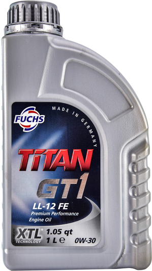Моторное масло Fuchs Titan Gt1 LL-12 FE 0W-30 1 л на Porsche Carrera GT