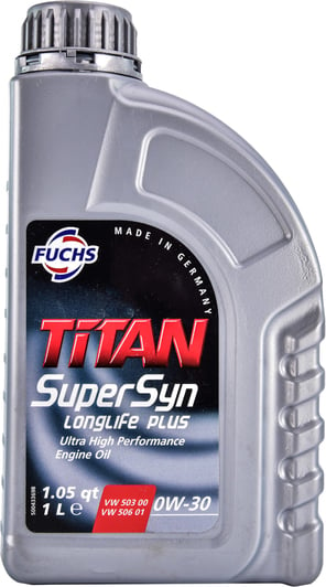 Моторное масло Fuchs Titan Supersyn Long Life Plus 0W-30 1 л на Peugeot 508