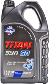 Моторна олива Fuchs Titan Syn SN 0W-20 синтетична