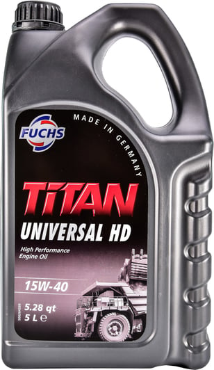 Моторна олива Fuchs Titan Universal HD 15W-40 5 л на Toyota Yaris