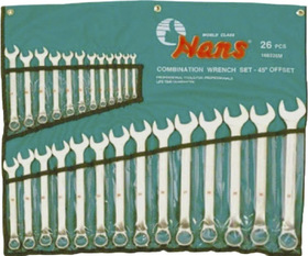 Набор ключей рожково-накидных Hans 166326M 6-32 мм 26 шт