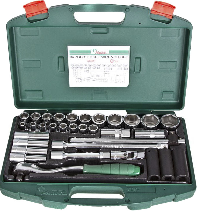 

Набор инструментов Hans 4634 1/2"