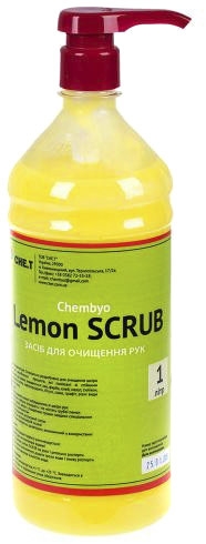 

Очиститель рук Helpix Lemon SCRUB лимон 0586