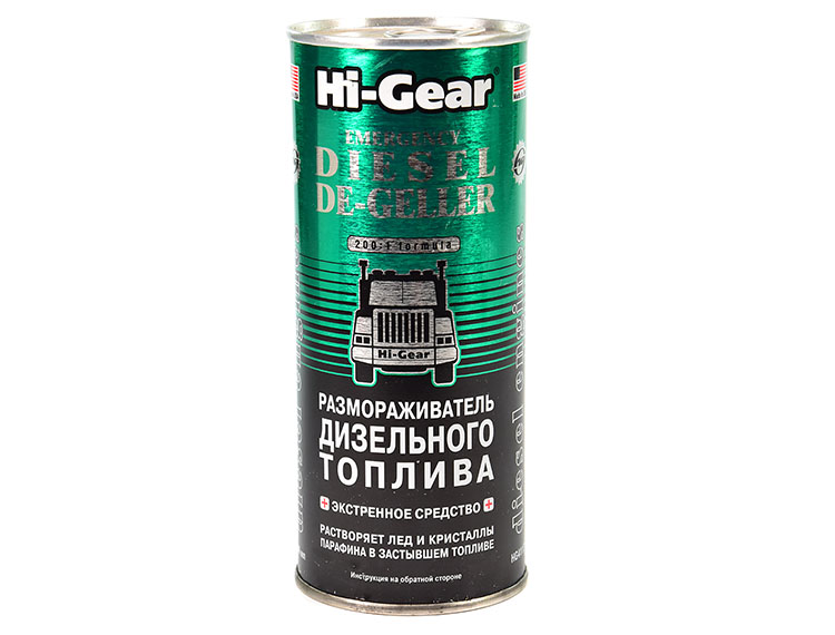 

Размораживатель дизельного топлива Hi-Gear hg4117 Emergency Diesel De-Geller 444 мл