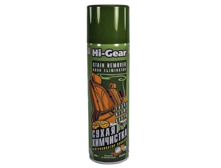 

Очиститель салона Hi-Gear Stain Remover Odor Eliminator 500 мл HG5204
