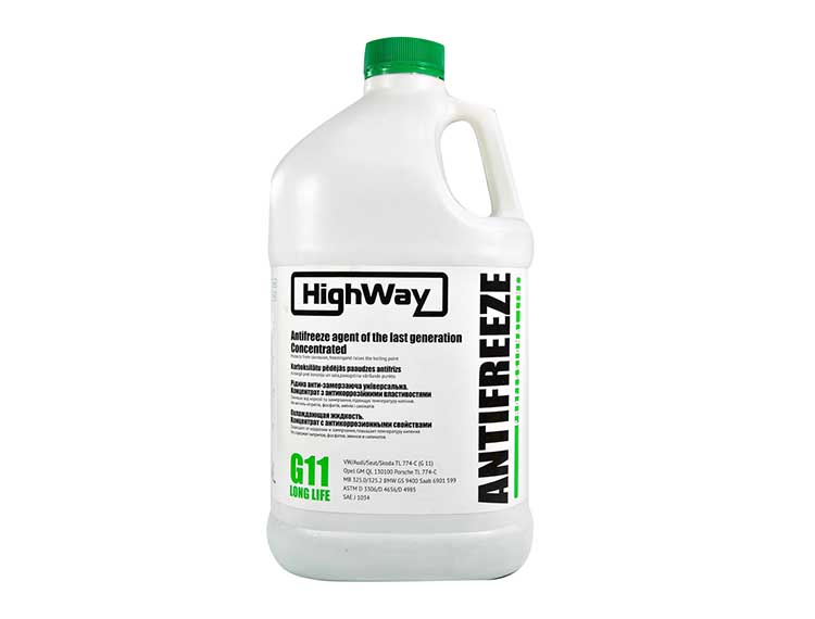 

Концентрат антифриза HighWay Long Life G11 зеленый G11LLGREEN378