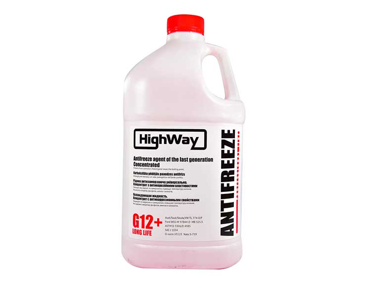 

Концентрат антифриза HighWay Long Life G12+ красный G12LLRED378