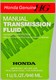 Honda MTF трансмиссионное масло