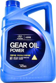 Трансмиссионное масло Hyundai Gear Oil Power GL-5 85W-140 минеральное