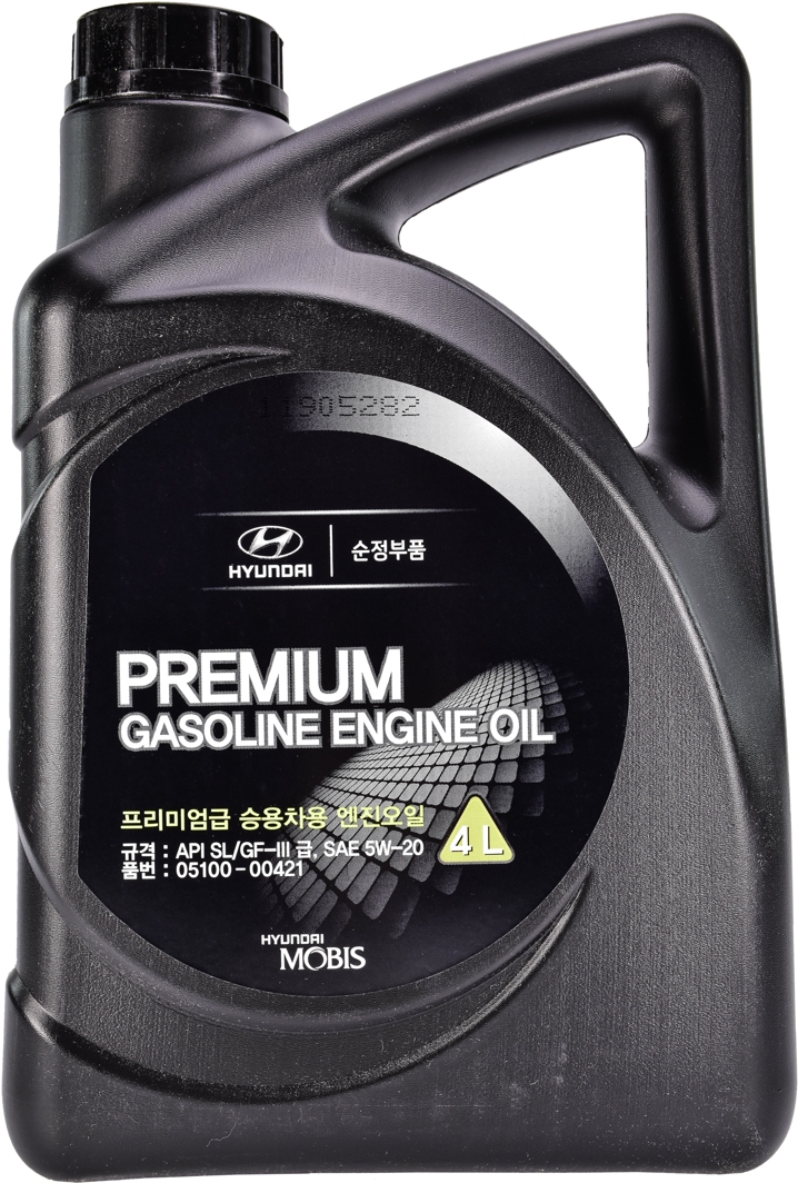 

Моторное масло Hyundai Premium Gasoline 5W-20 полусинтетическое 0510000421