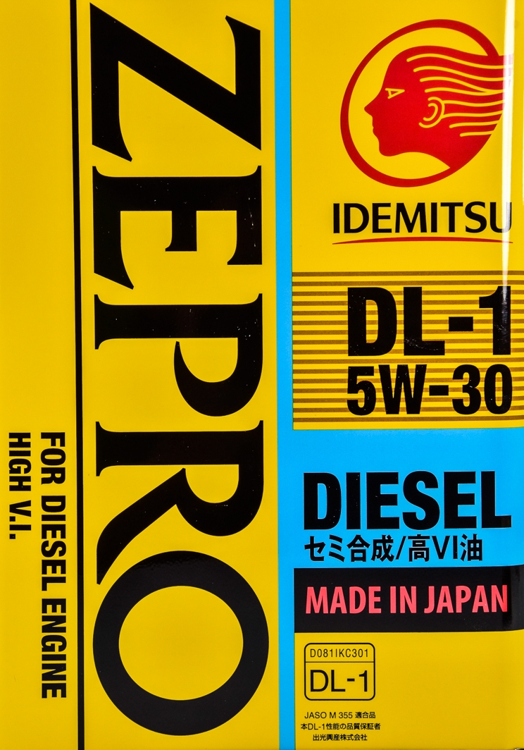 Моторна олива Idemitsu Zepro Diesel DL-1 5W-30 4 л на Mazda MPV