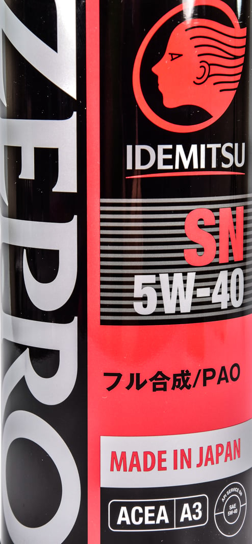 Моторное масло Idemitsu Zepro Racing 5W-40 1 л на Skoda Roomster