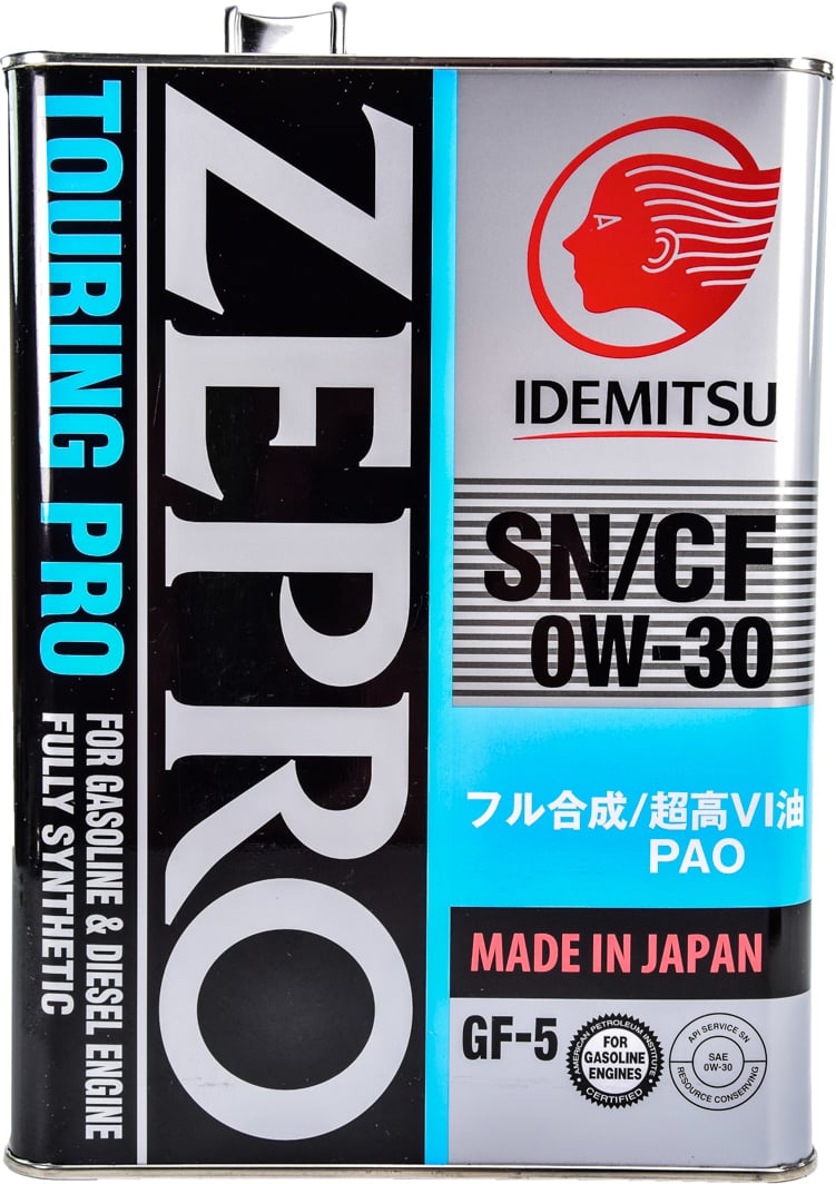 Моторное масло Idemitsu Zepro Touring Pro SN/GF-5 0W-30 4 л на Mazda B-Series