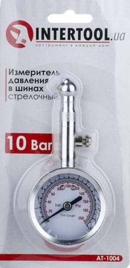 Аналоговий манометр Intertool AT-1004