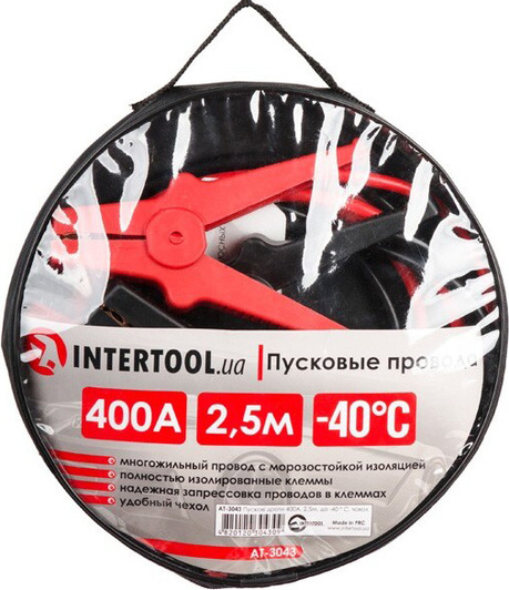 Провода прикуривания Intertool AT-3043