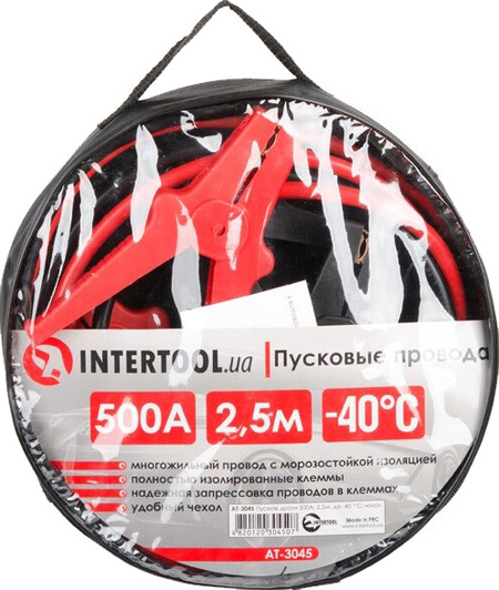 Провода прикуривания Intertool AT-3045