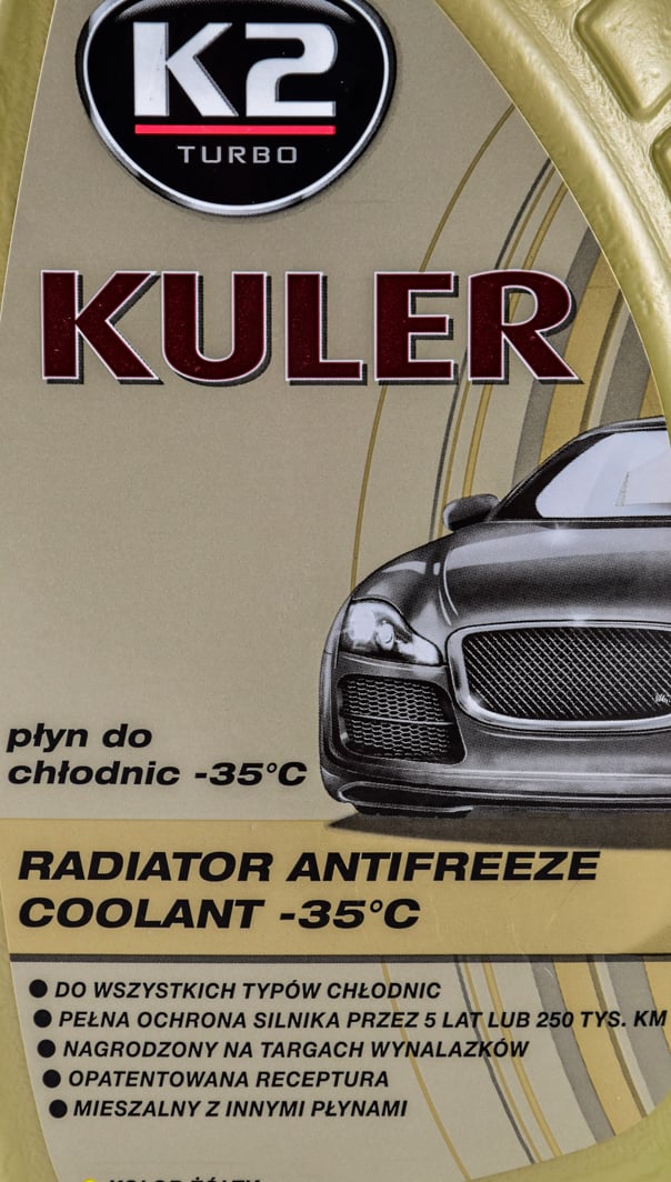 Готовий антифриз K2 Kuler жовтий -35 °C